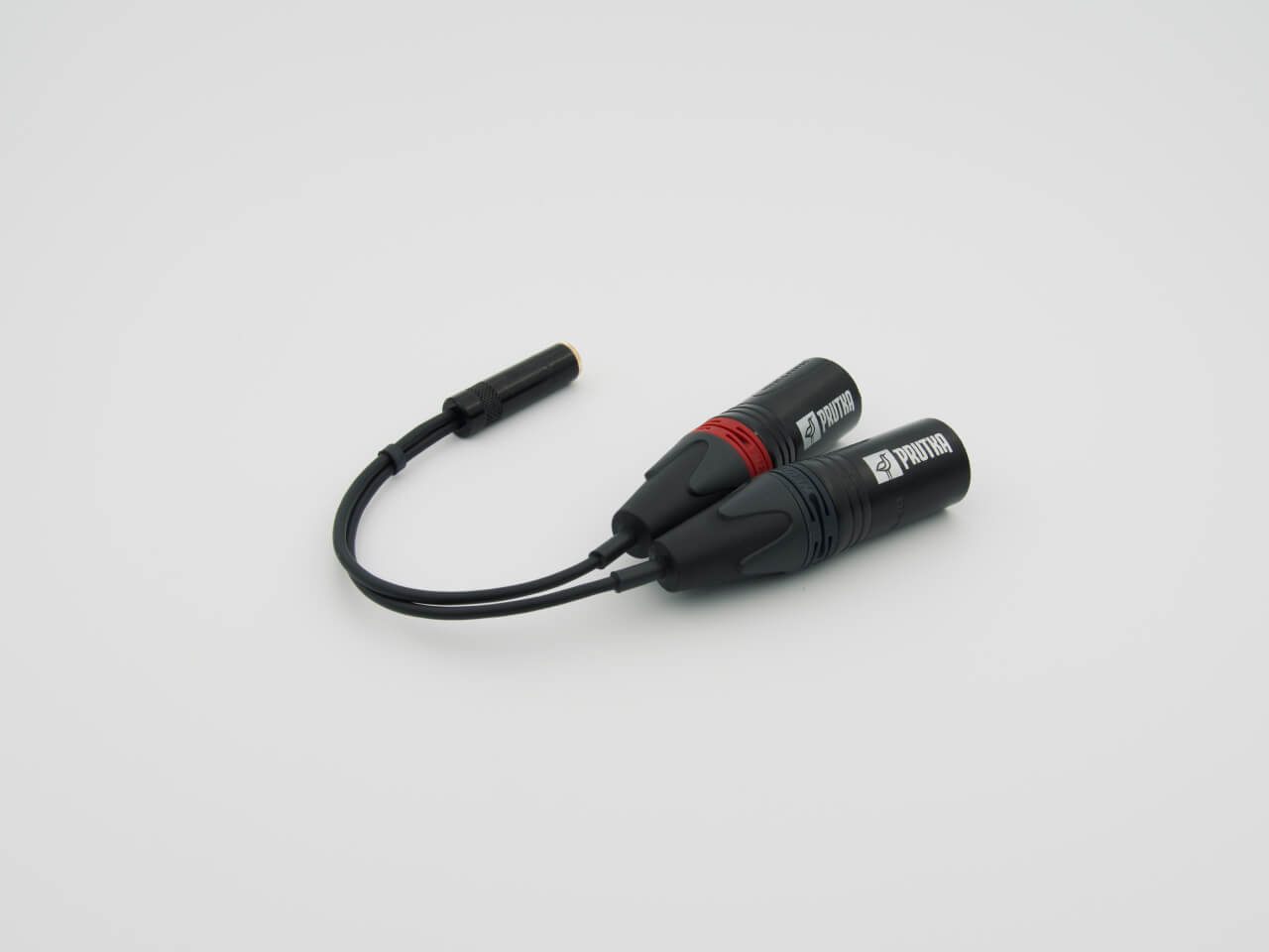 Prutka XLR na PiP adapter - pogled straga