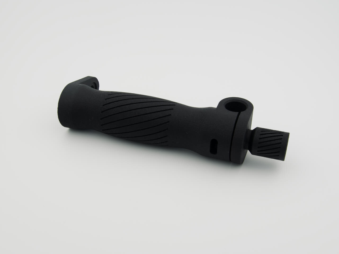 Microphone stereo bar handle - back view