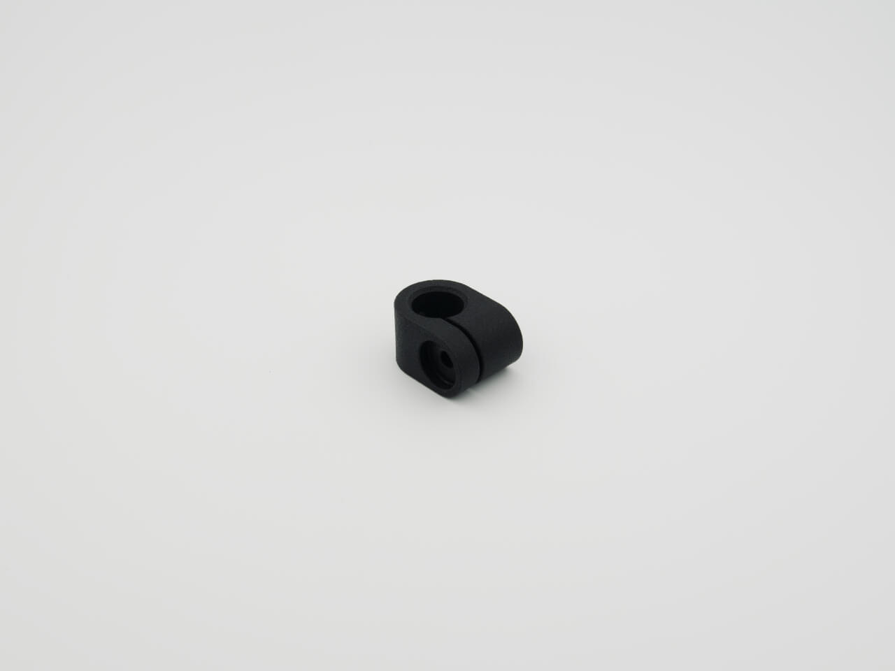 Lyre clamp body for Ø15mm rods - side view