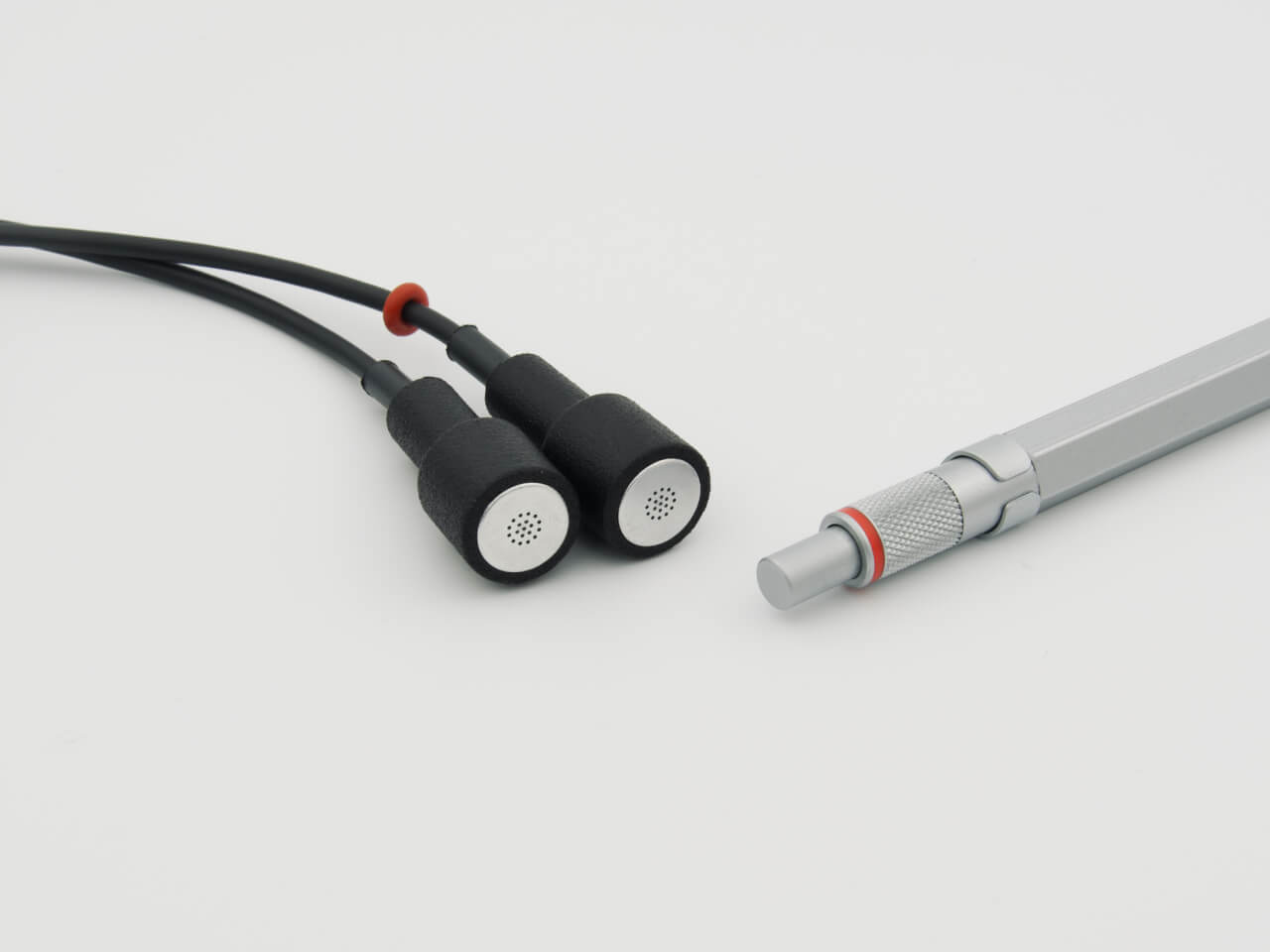 Prutka omnidirectional stereo XLR microphone - detailed view of the capsule