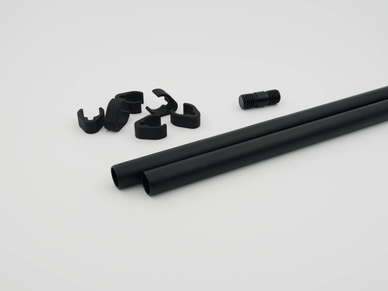 Prutka microphone stereo bar - rods and cable clips